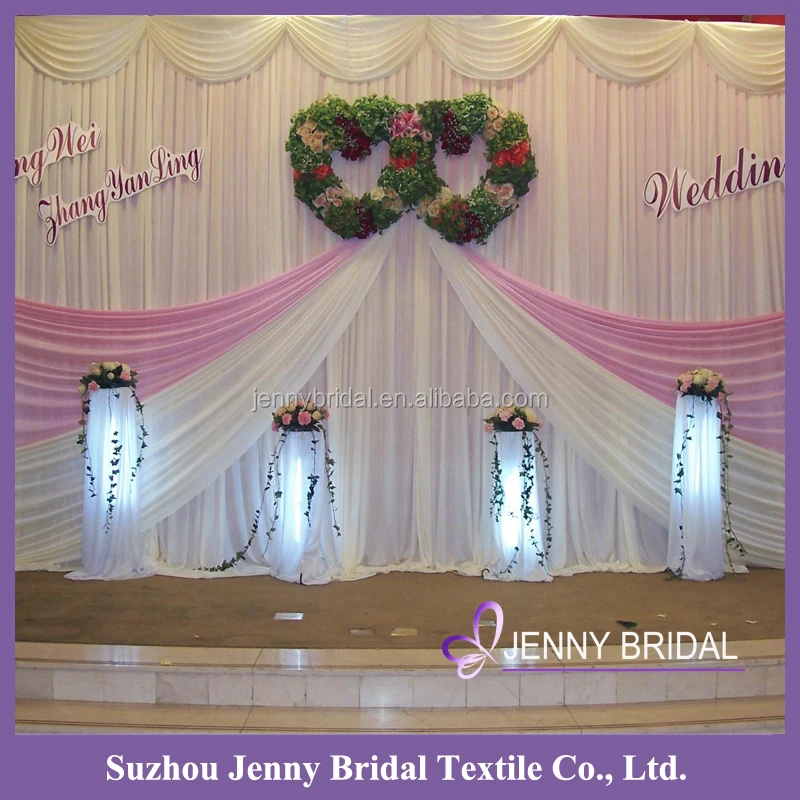 BCK093 stage decoration backdrop design sample weddings decoration backdrop