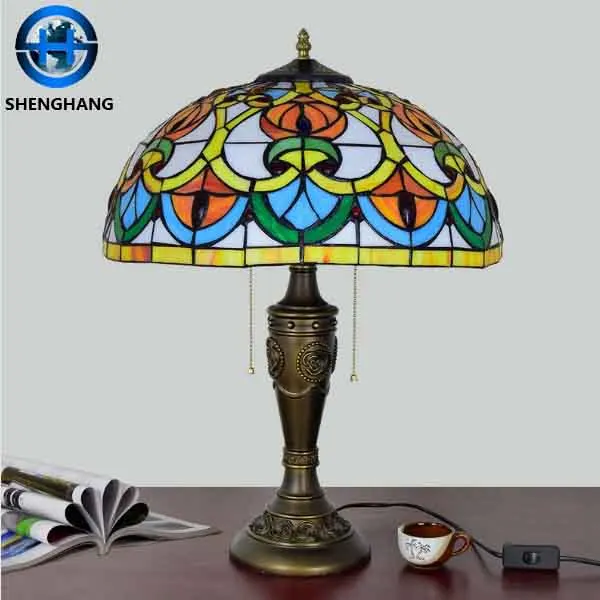 Morden style new decor tiffany table lamp 2020 new design custom-made lampshade