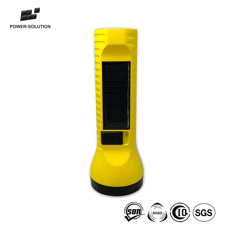 Portable Solar Torch Light Rechargeable Flashlight Rechargeable Battery 2H for Torch, 4H for Reading Light LED Emergency CN;GUA