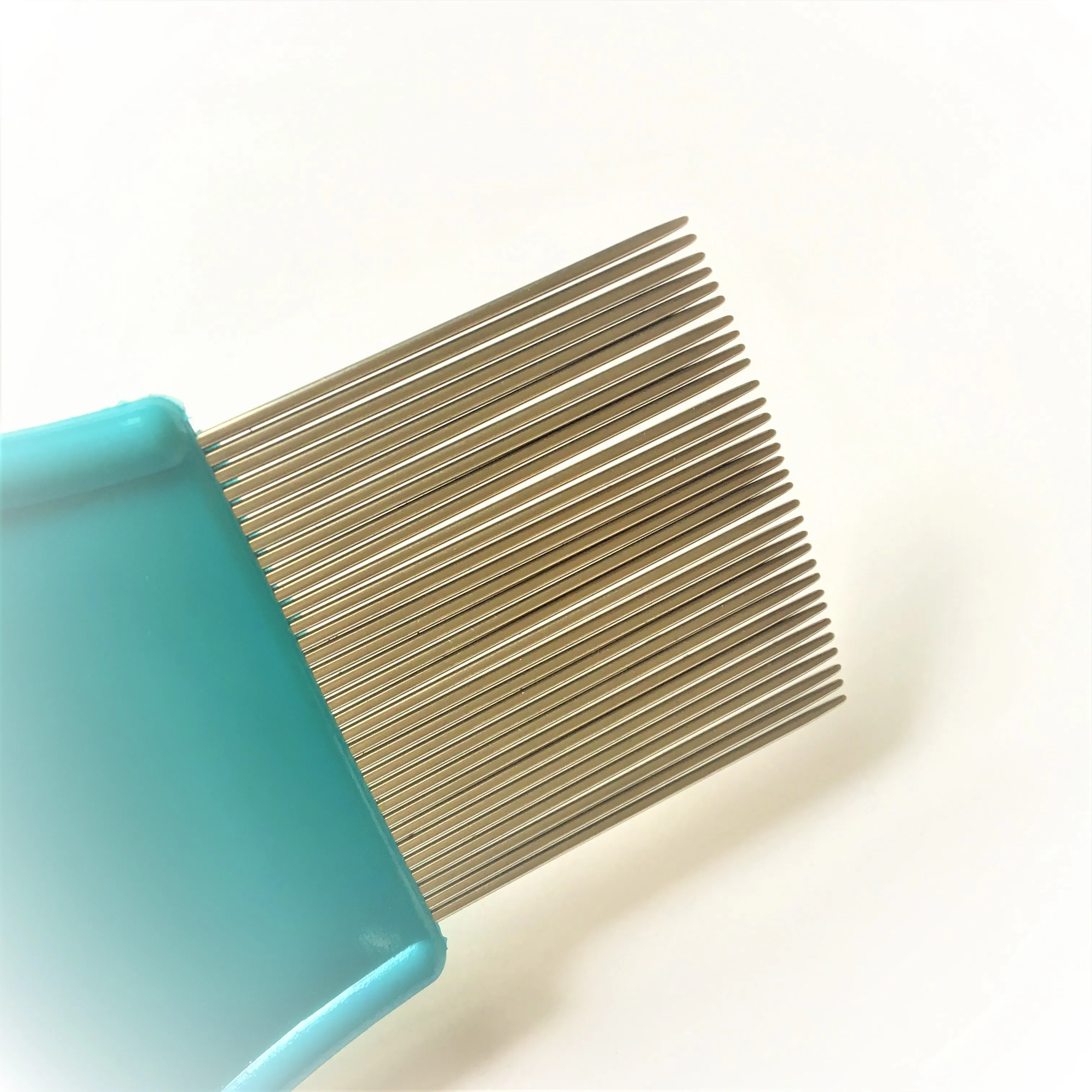 Long Stainless Steel Safe Round Ended Teeth Lice Nit Louse Flea Comb