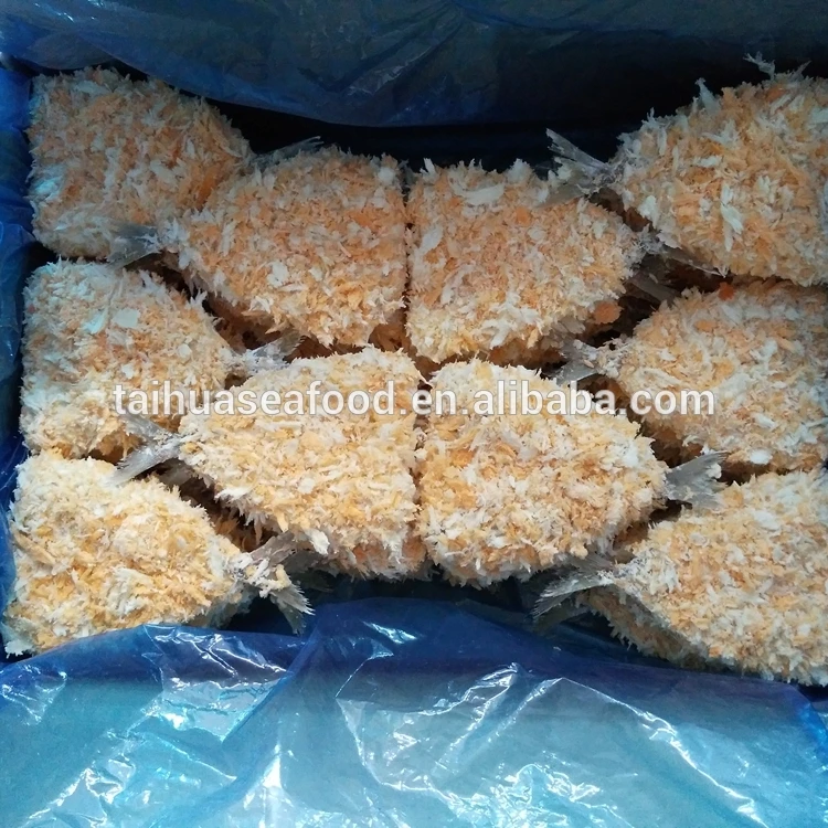 New produced breaded cod fish frozen products for export