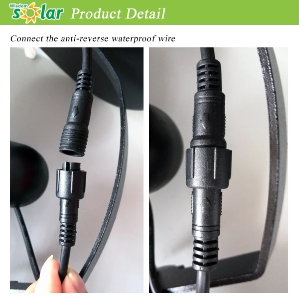 Съемный солнечные панели садовые фонари все в одном горячие продать cordless солнечного света Спайк садовые фонари