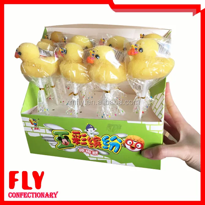 Мультяшный резиновый леденец в форме утки