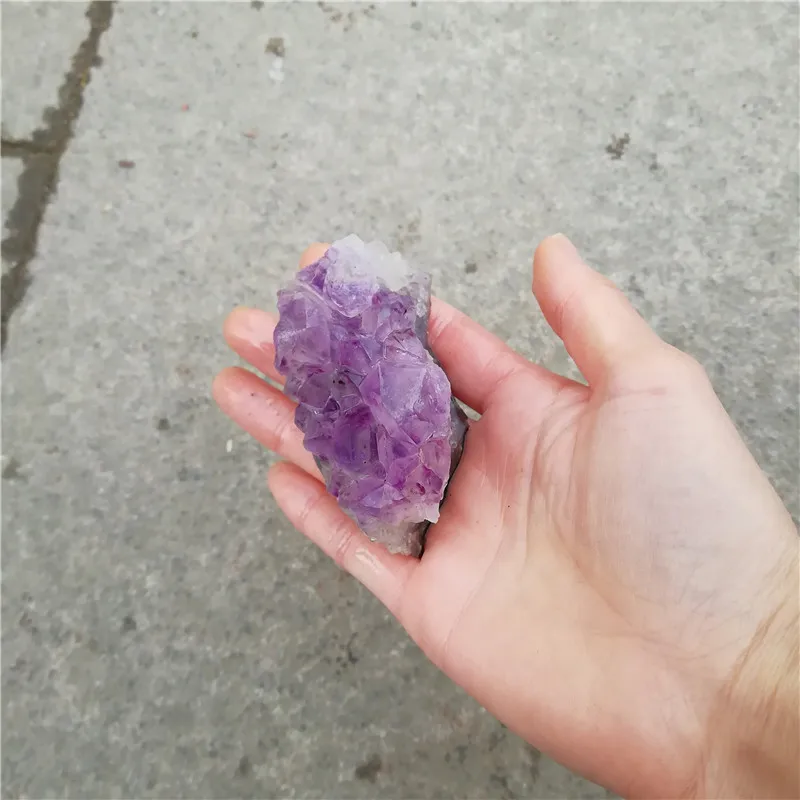 Wholesale Natural Minerals Stone Quartz Brazilian Amethyst Crystal Cluster Geode Slice