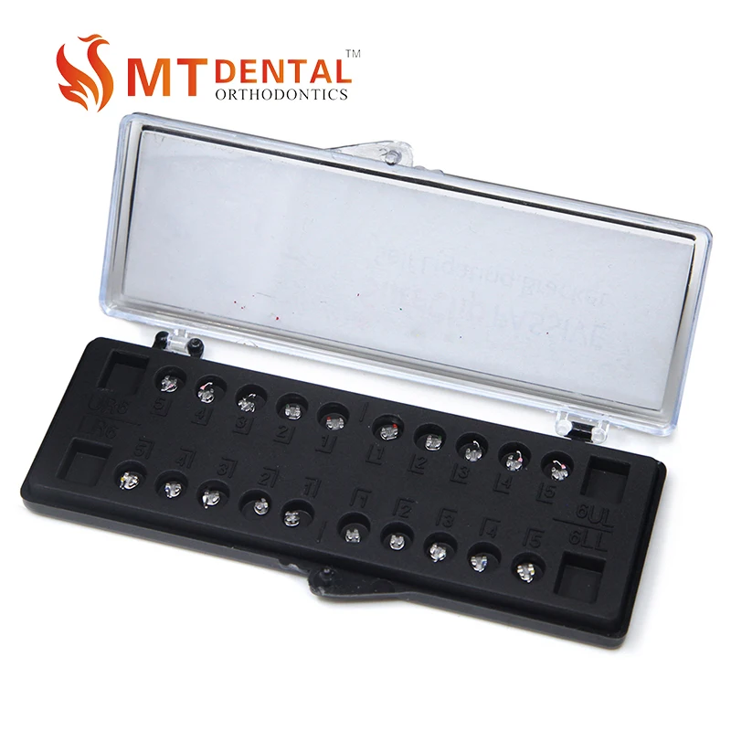 MIM round base monoblock metal braces from China dental supply company