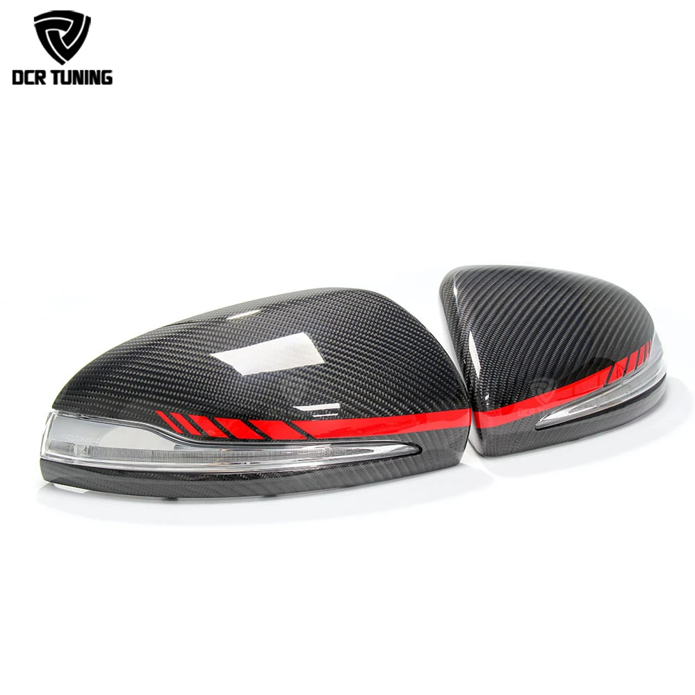 Replacement Style Carbon Fiber Mirror Cover For Mercedes Benz W205/W222 W238 CLS W257 LHD C63 2015+ C180 200 250 260