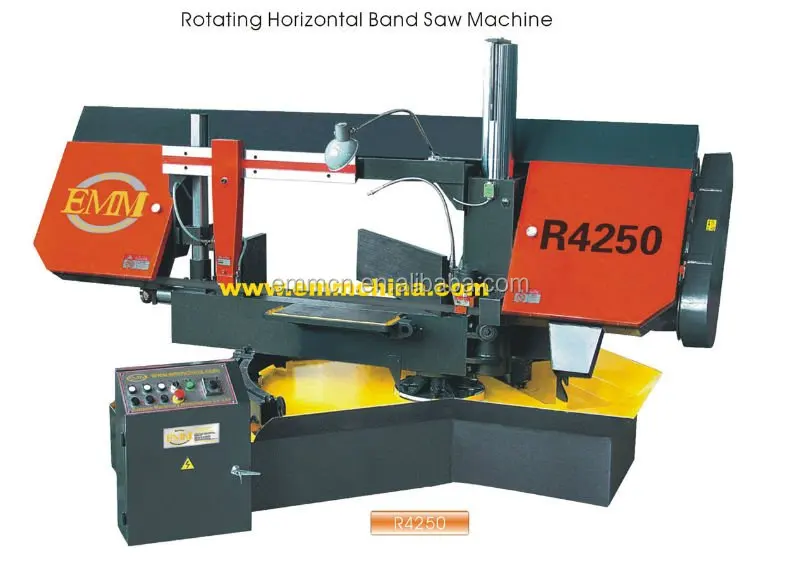 R4250 angle cut 45 degree automatic metal band saw machine