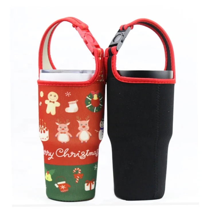 Cheap Bottle Cooler Custom Logo Printed Neoprene Can Cooler With Lanyard Can Coozies