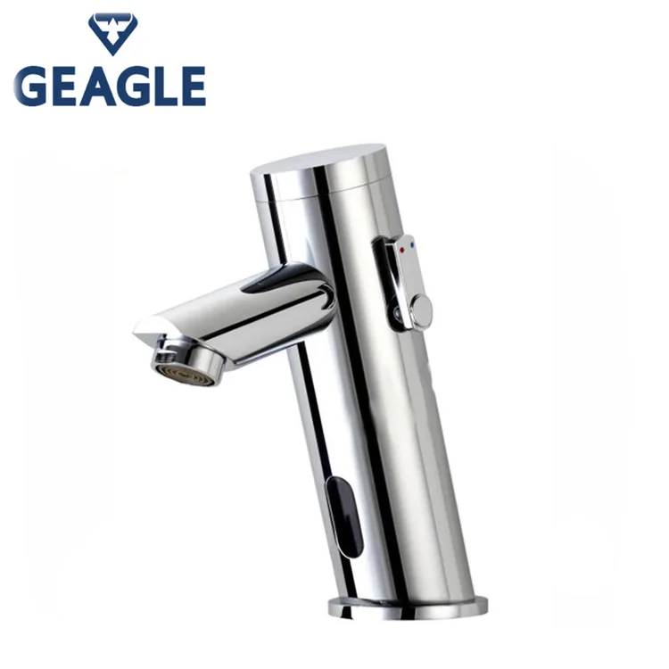 Sensing faucet cold and hot DC and AC automatic sensors Wash basin infrared fine copper sensor faucet CUPC
