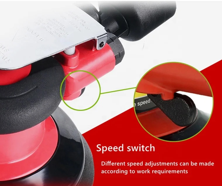 
air tool YT-7335S self vacuuming 5' air sander polisher 