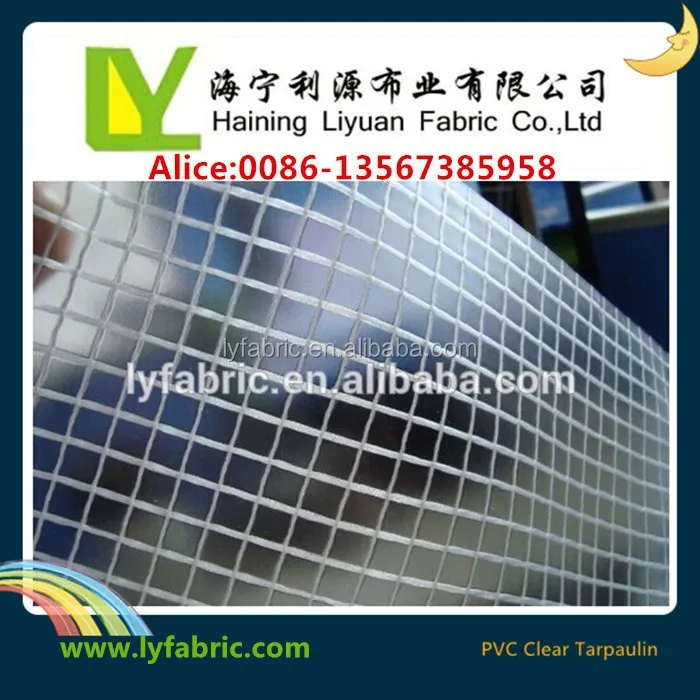 PVC Transparent Clear Mesh Tarp