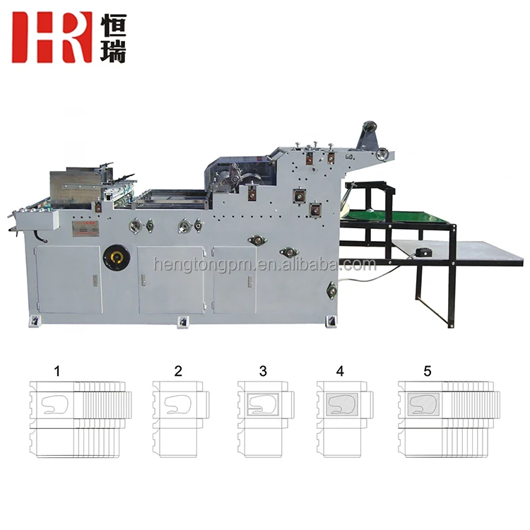 ZKT-340 small paper box window film gluing machine