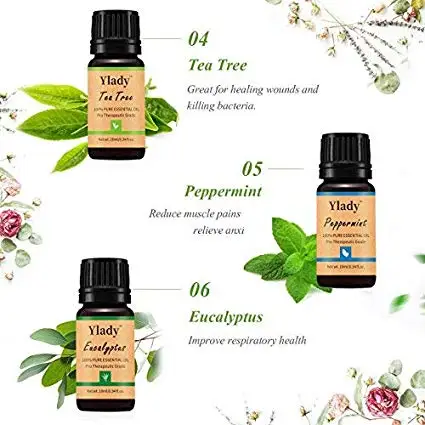 
Private Label Pure Organic Essential Oil Set 