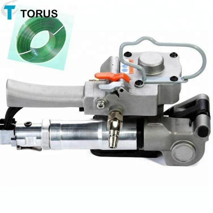 belt Width 13-16mm portable pneumatic steel strap packing machine for thickness 0.4-1.2mm