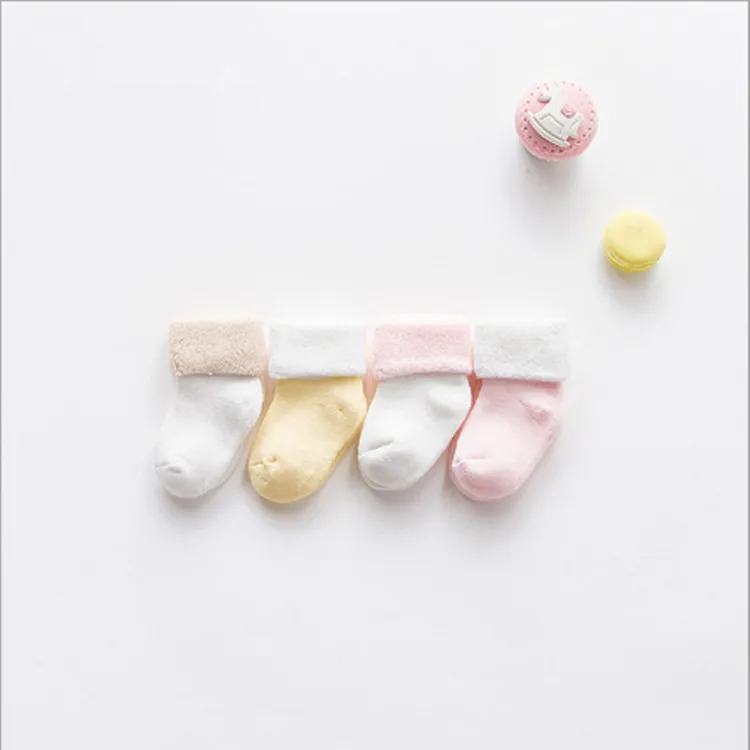 Детский хлопок пробки зимние носки