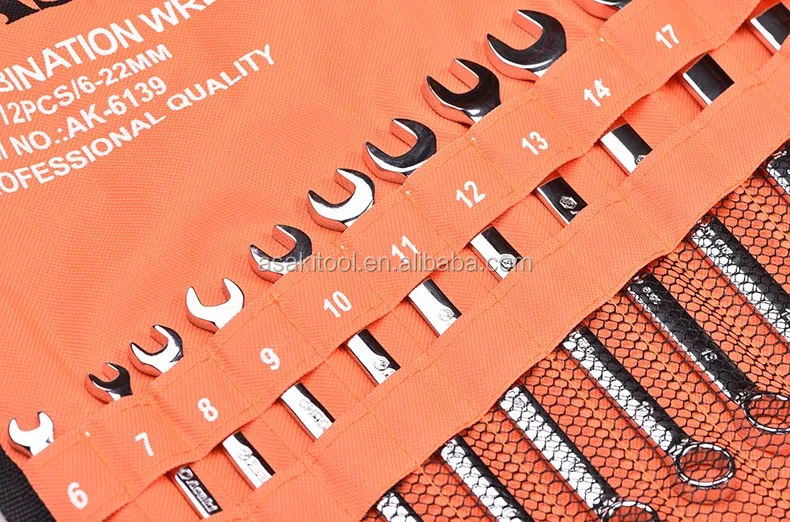 Набор гаечных ключей, комплект из 12 инструментов для полировки