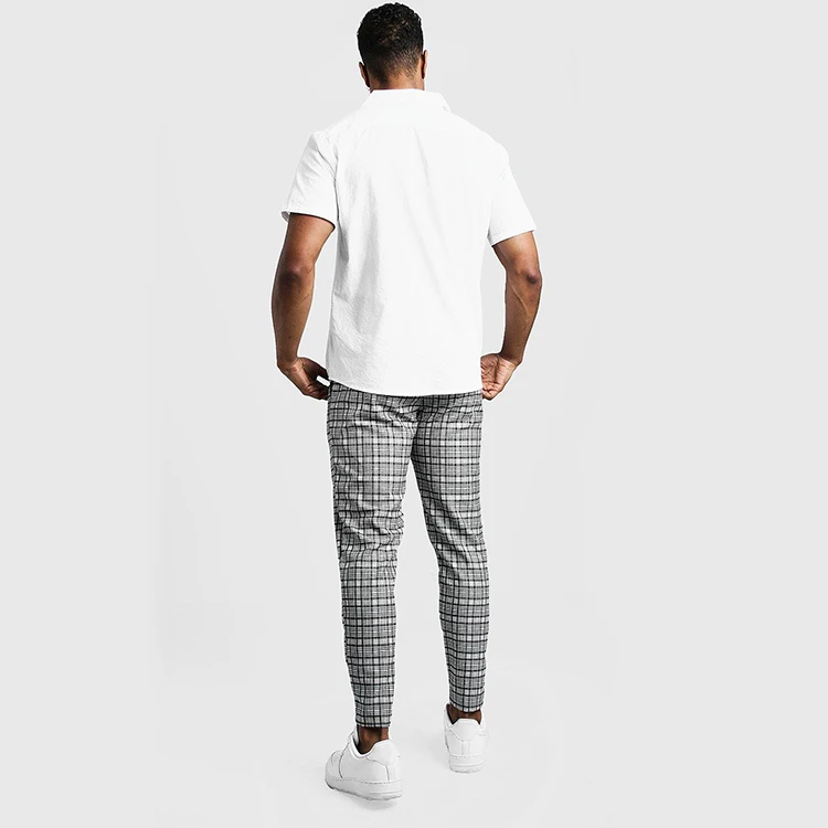 
Wholesale white retro and street style 100% polyester short sleeve t-shirt for men 