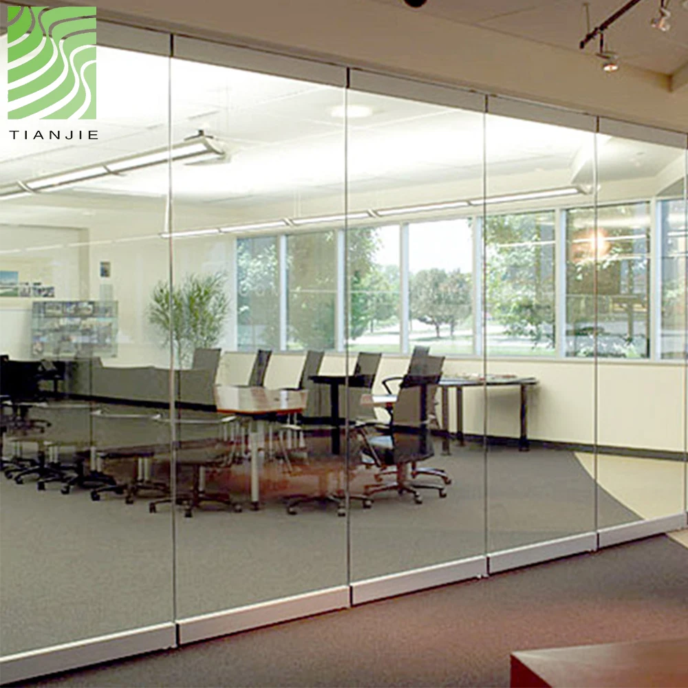 Tianjie Acoustic panels Factory Melamine acoustic mobile movable partition for office