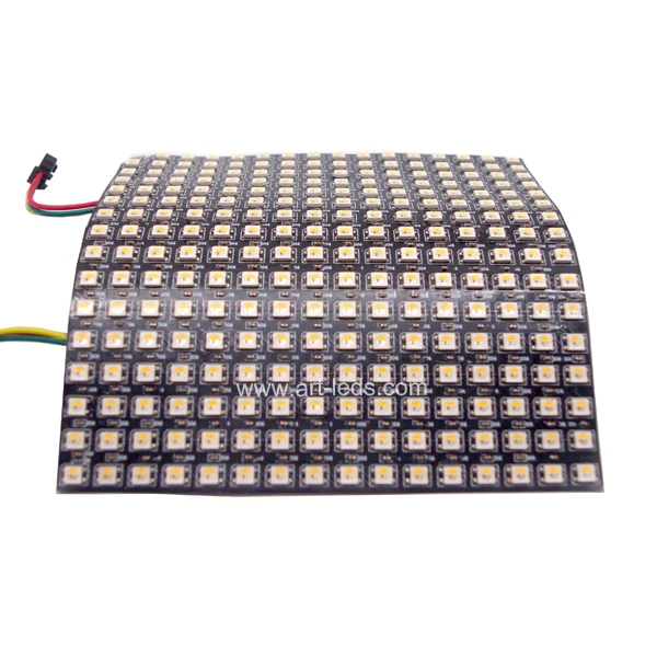 
Digital rgbw led display 8 x 32 apa102c ip65 matrix 