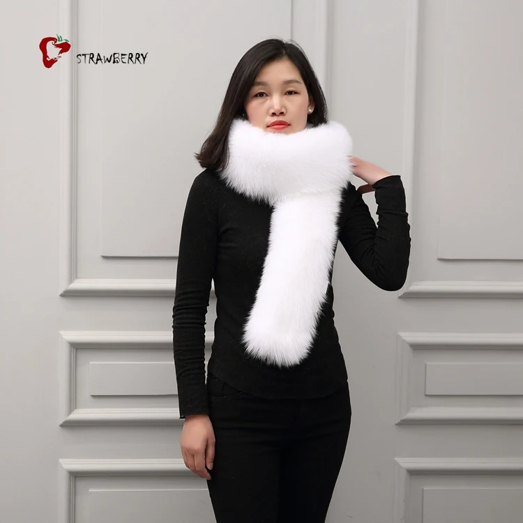 Hot Sale Customize Real Fox Fur Fashion Scarf