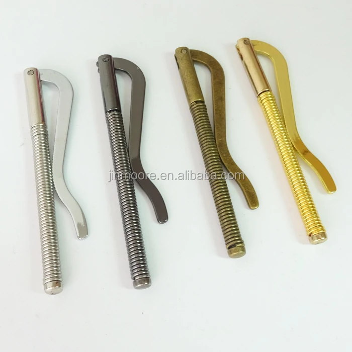 BMC01 4 Colors Brass Tie Bar Spring Money Clip Clasp For Men Wallet