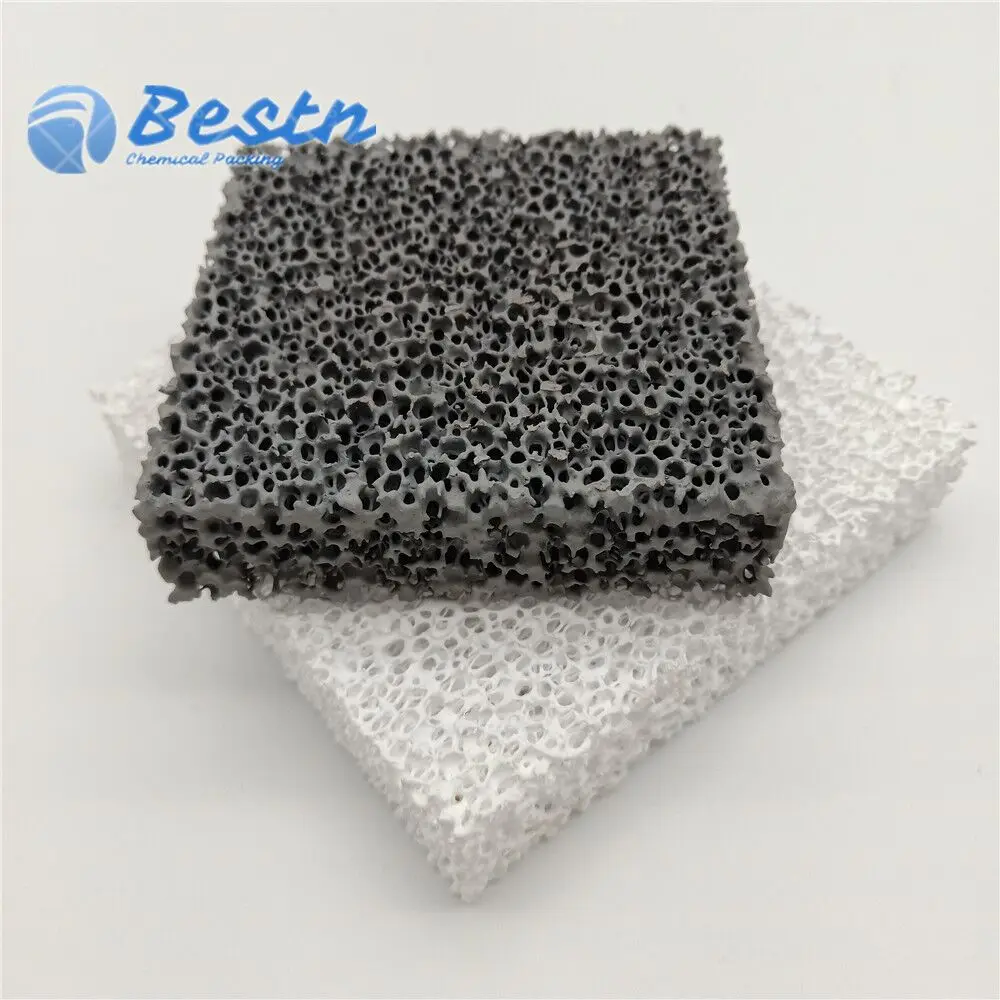 Casting Filtration Ceramic Foam Filter Alumina  Al2o3 Ceramic Foam Filter For Metal Foundry