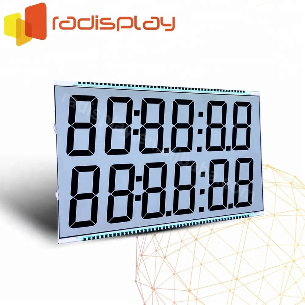 
Rohs Fuel Dispenser 2 Rows Of 6 Digits Segment Lcd Display 