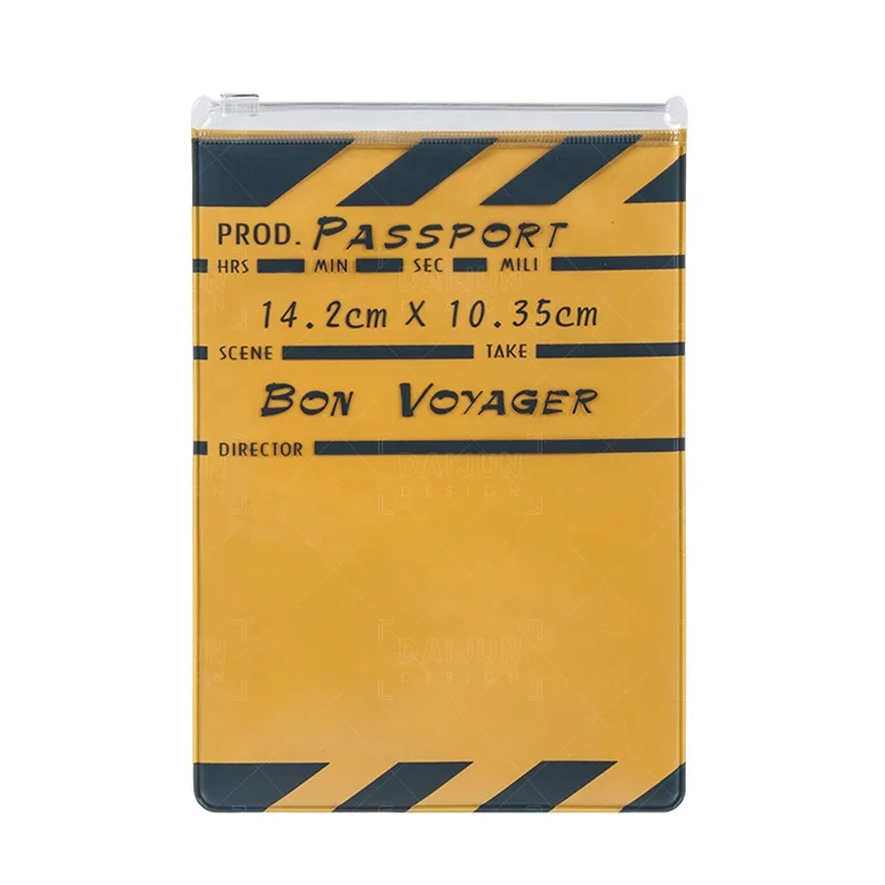 2019 Leather Eco Friendly Passport Holder, Full Color Printing Passport Size Booklet Pvc Passport Cover