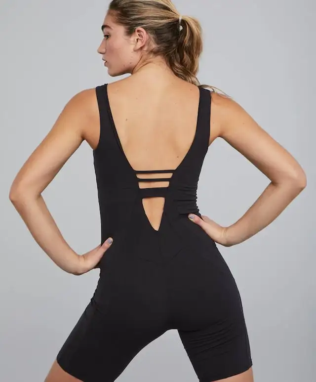 sexy wholesale v neck women hot active wear for sport wear bodysuit manufacturer/wholesale
