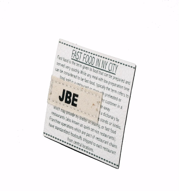 20 Years Custom LOGO Hat Label Football Shoes Customized Garment Labels PU Leather Patch Soft Debossed Stamp Foldable Leather