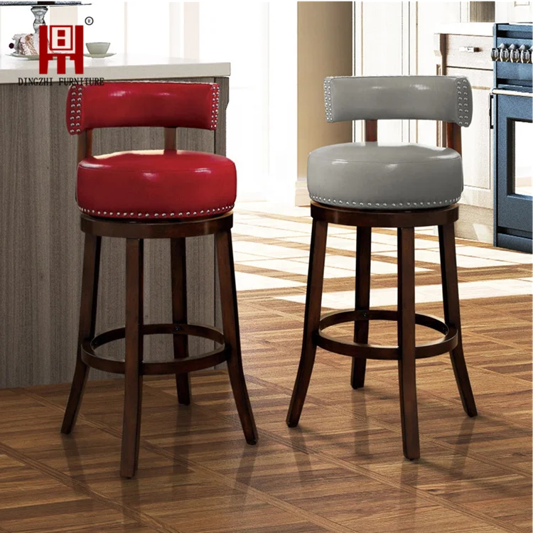 Деревянный высокий стул для кухни современного дизайна 2019, стул для кухни