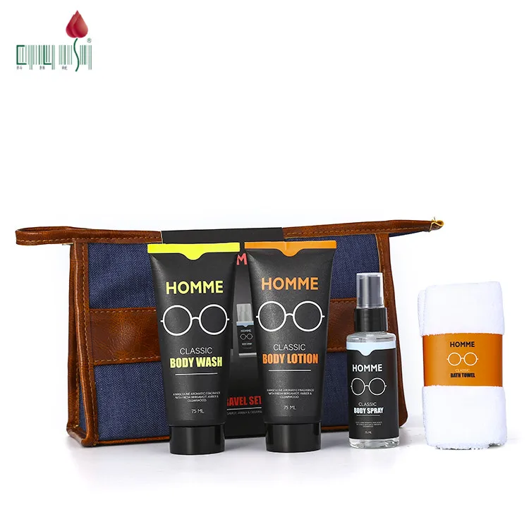 Профессиональный дизайн косметичка 50 мл спрей средства ухода за кожей лосьон и гель для душа для ванной набор подарок дл