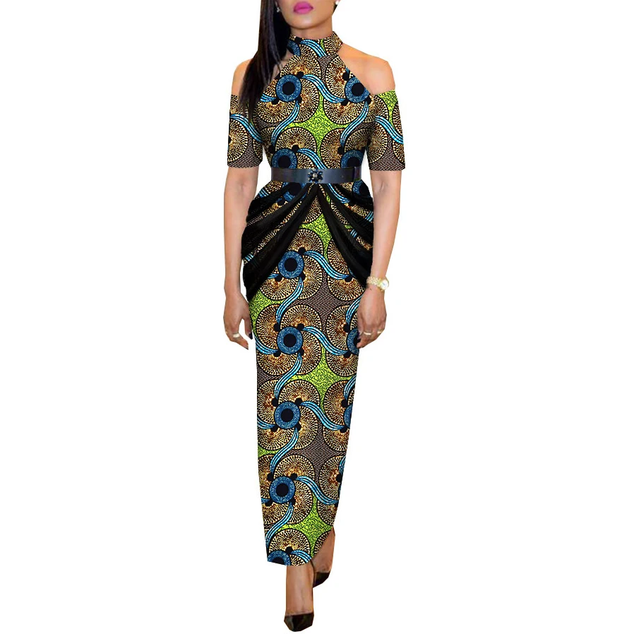 African batik print dress cotton dress wholesale