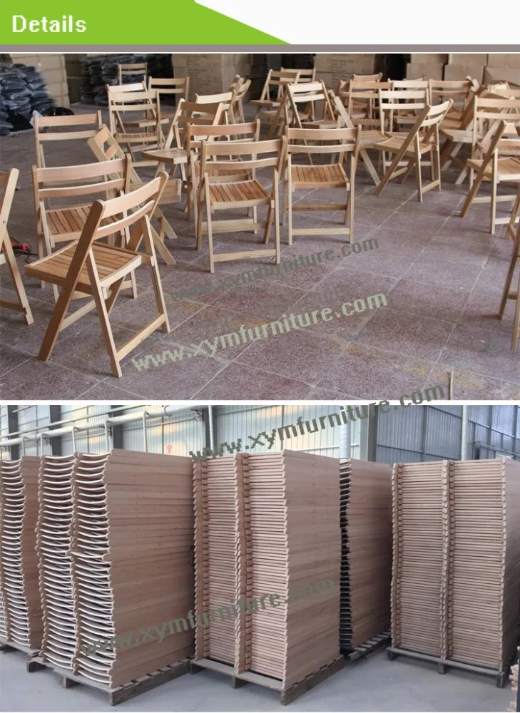 Popular design wholesale wood folding wimbledon chair