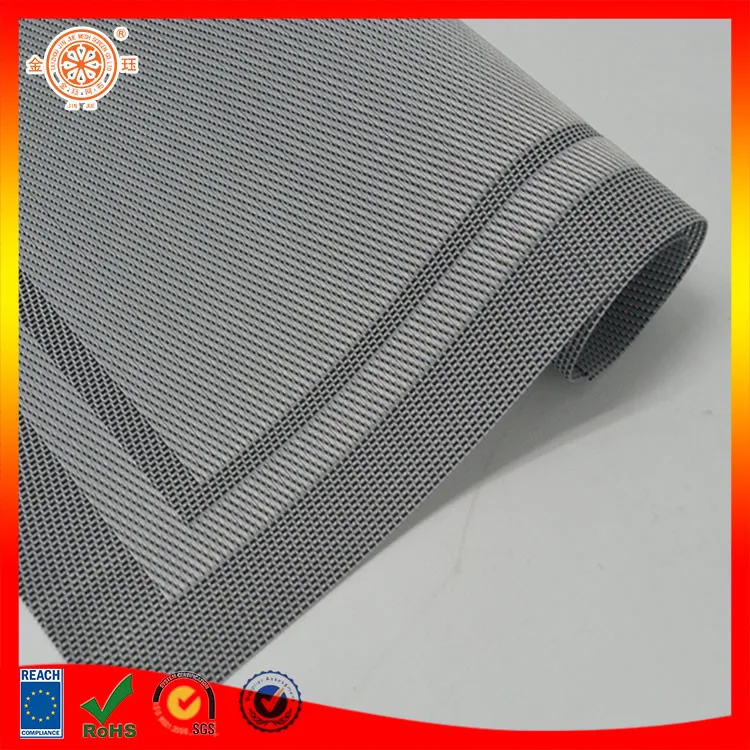 table mat big size rectangle gray pvc plastic place mat