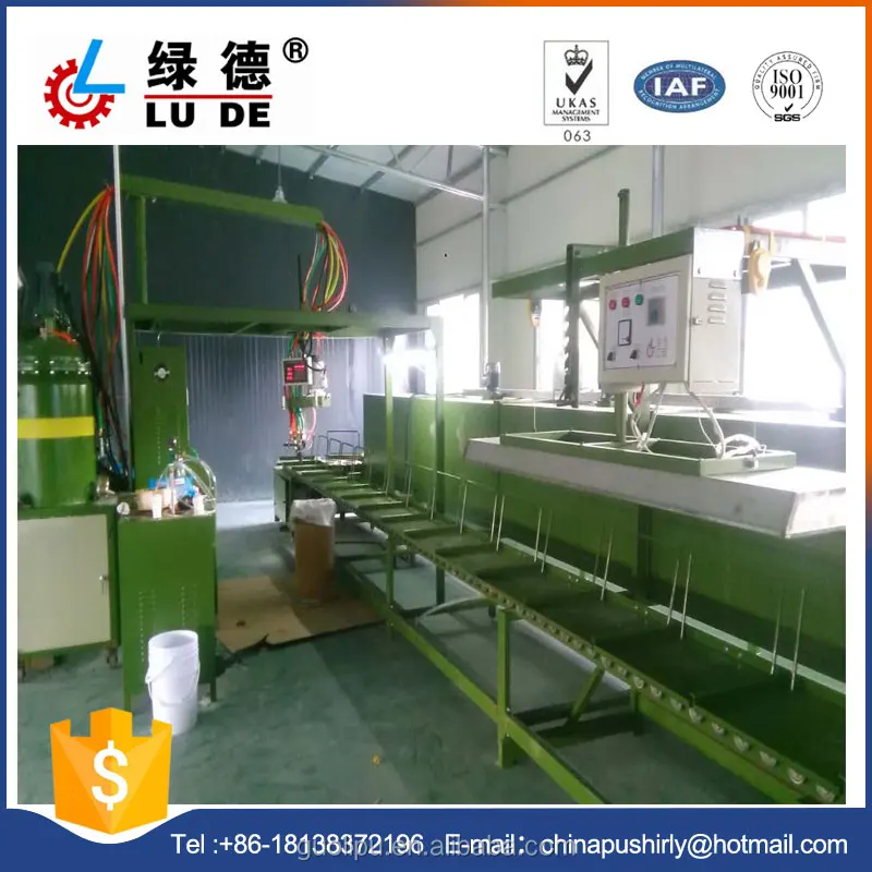 PLC and touch screen controller Polyurethane shoe outsole pu footwear machine