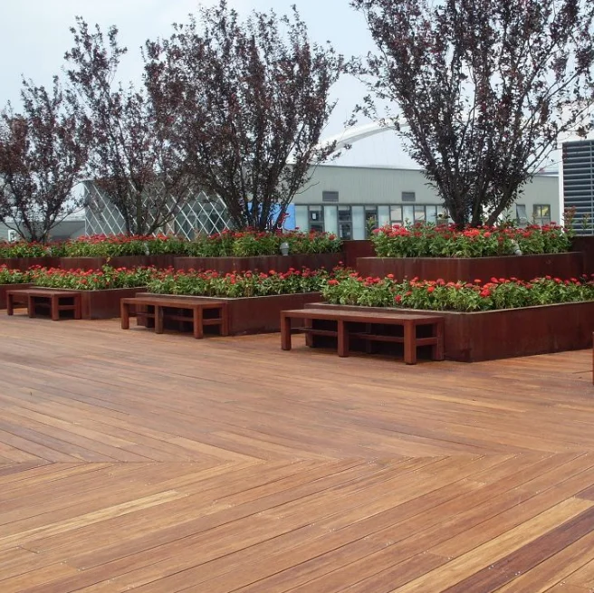 Exterior Bamboo Flooring For Outdoor Strand Woven Bamboo Decking