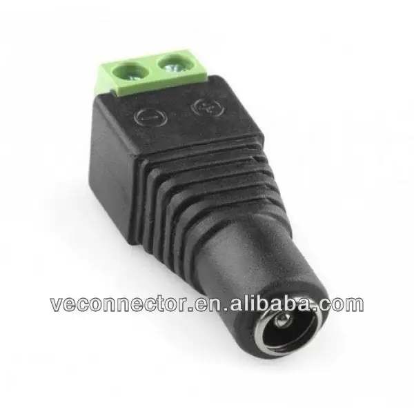 CCTV dc power connector , dc jack connector CCTV Camera DC Connector