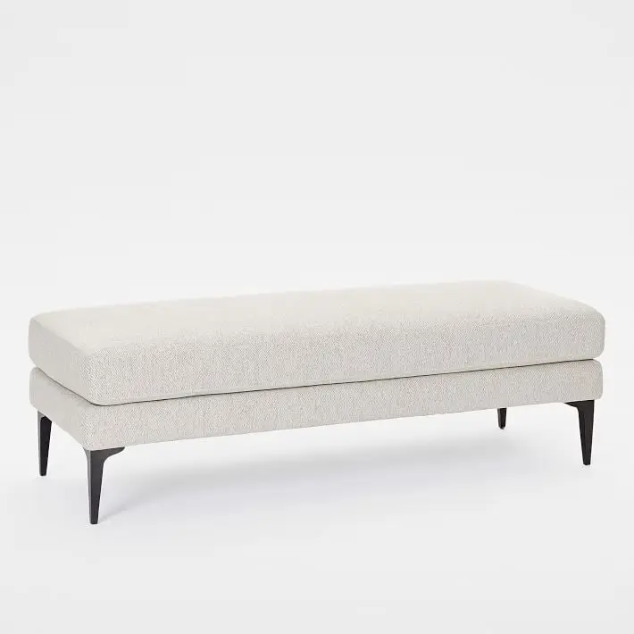Bedroom Furniture Luxury Velvet Fabric Upholstery Footboard Ottoman Bench For Bedroom Home Bed Bench