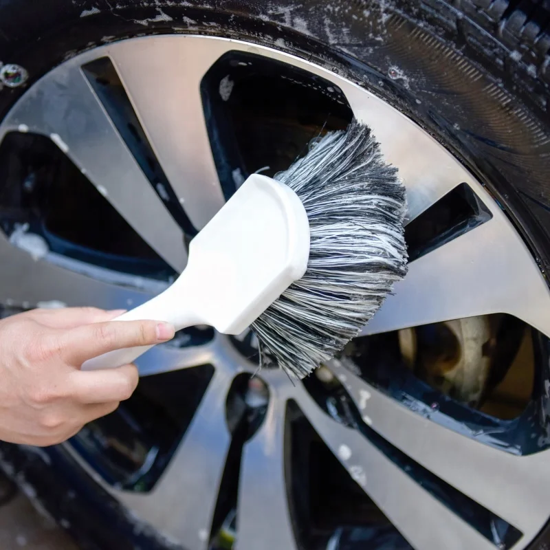 Щетка для мытья автомобиля, щетка с короткой щетиной 10 дюймов для мойки автомобиля, грузовика, мотоцикла