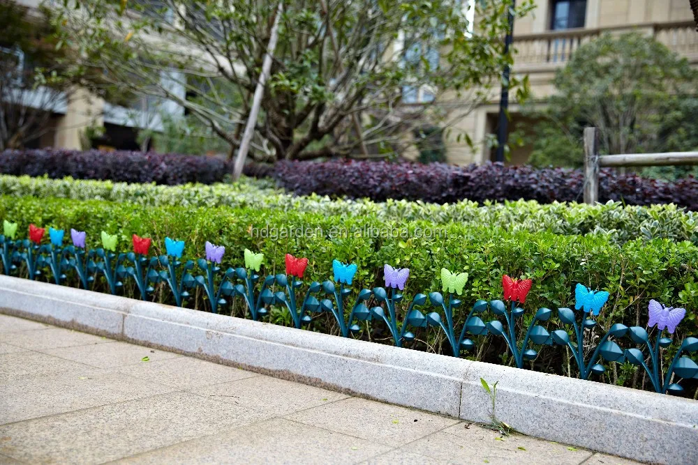 factory price Garden Plastic Fence-butterfly shape