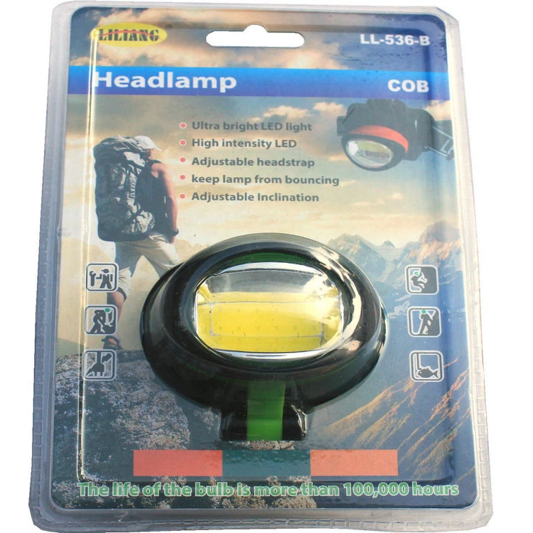 
LL-536-B COB LED AA battery high power headlamp 