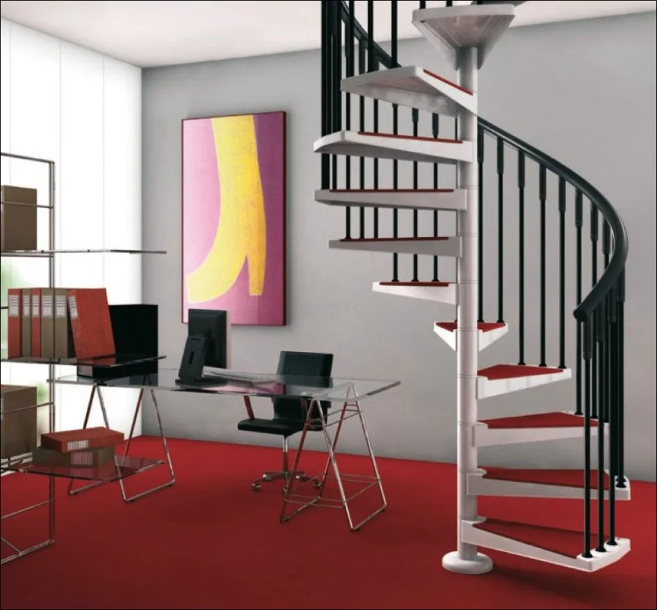 Modern home furniture used wrought iron spiral stairs indoor spiral staircase