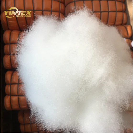 China High quality 0.9D ~ 15D Hollow Fibre Filling