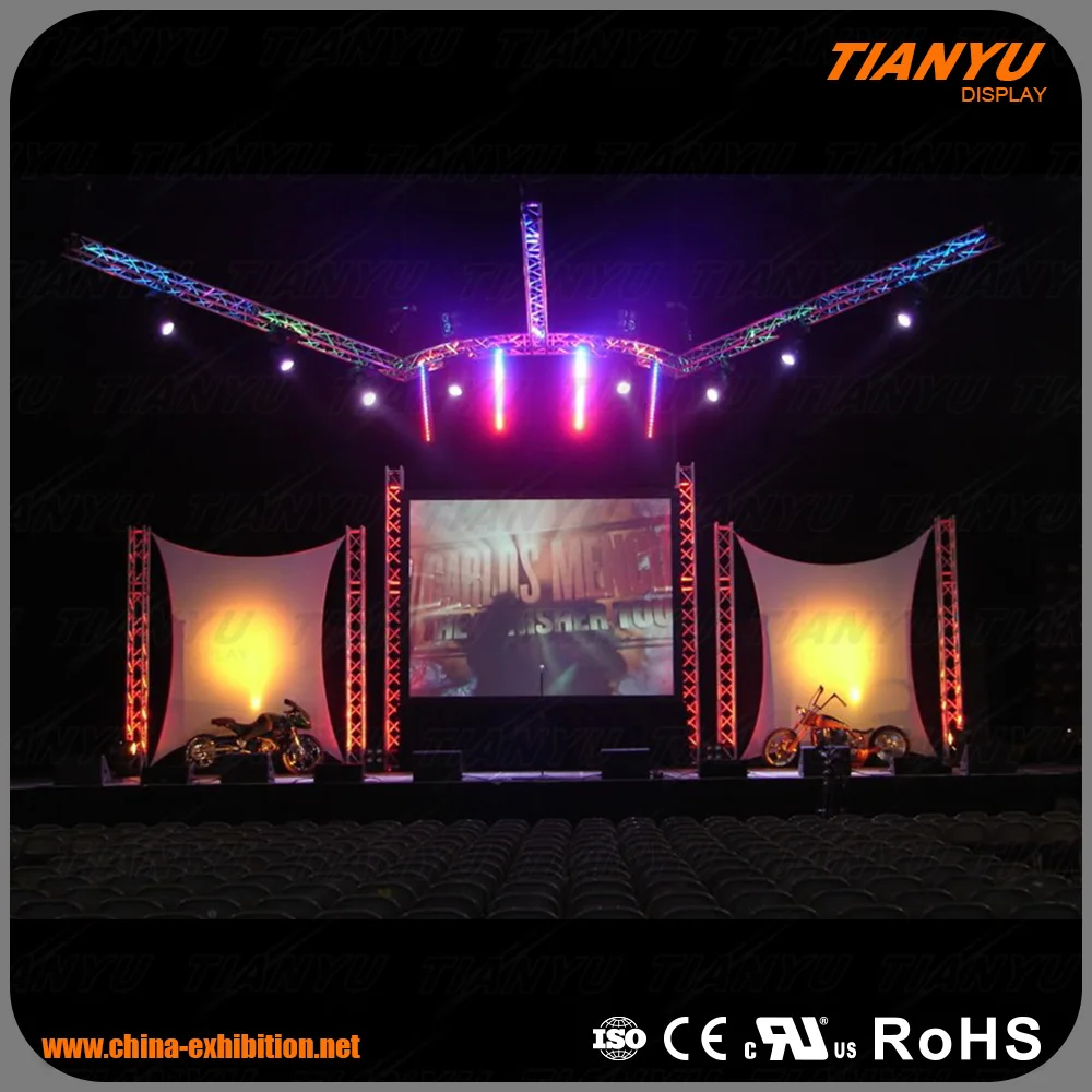 Tianyu Aluminum Truss Factory Price Custom Aluminum Concert Scaffolding Trade Show Truss System