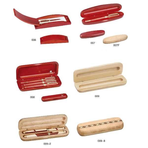 Recycle gift wooden pen packing box for fountain pens