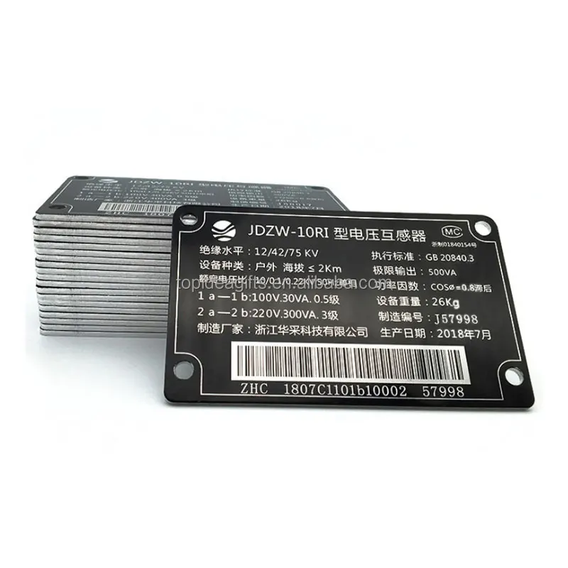 Cheap Price Stamped Logo Aluminum Metal Plaque Custom Design Aluminum Sign Metal Plate