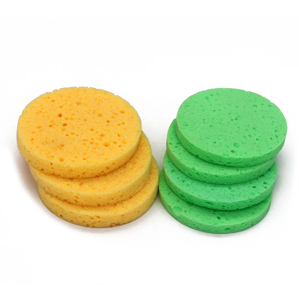 Hot Sales Eco Friendly Cellulose Yellow Scrubbers Sponge Cloths Kitchen Cleaning Dish Wash Sponge