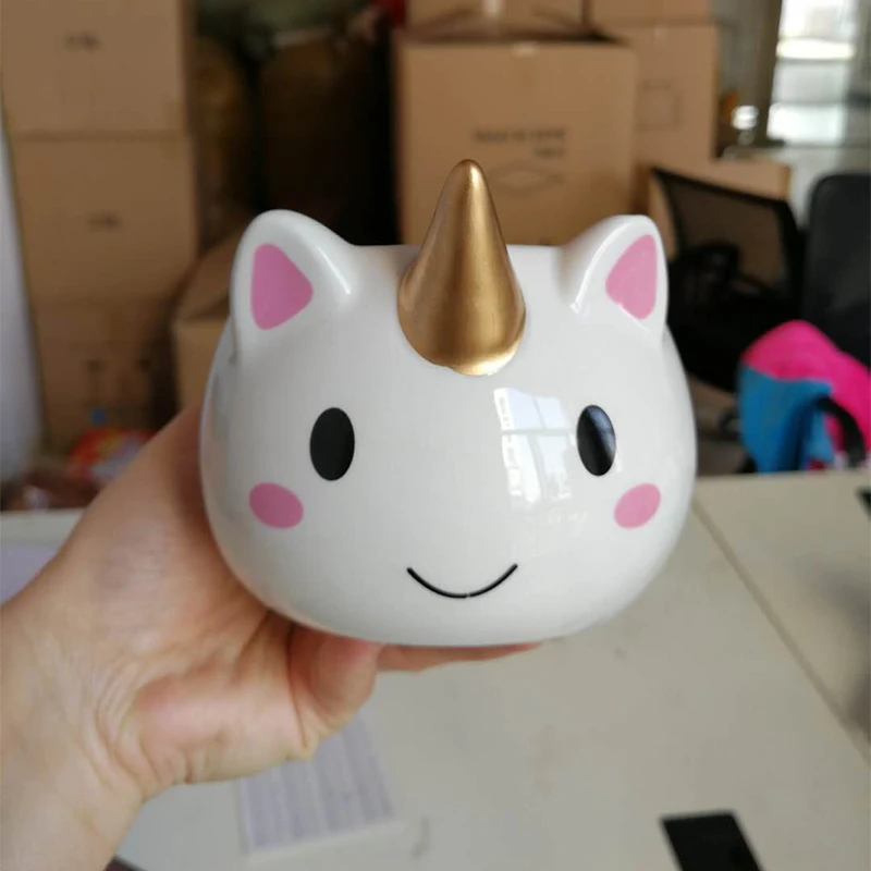 Cartoon Unicorn Mug 3D Ceramic Coffee Cup Drinkware Mug Cup