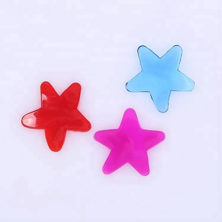 
2019 high quality romantic starshape valentine gel cling and jelly window gel sticker for decoration 